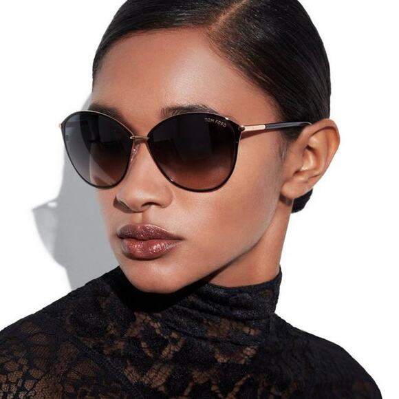 New, TOM FORD Penelope Sunglasses TF320 28D Polarized Authentic - Picture 2 of 12